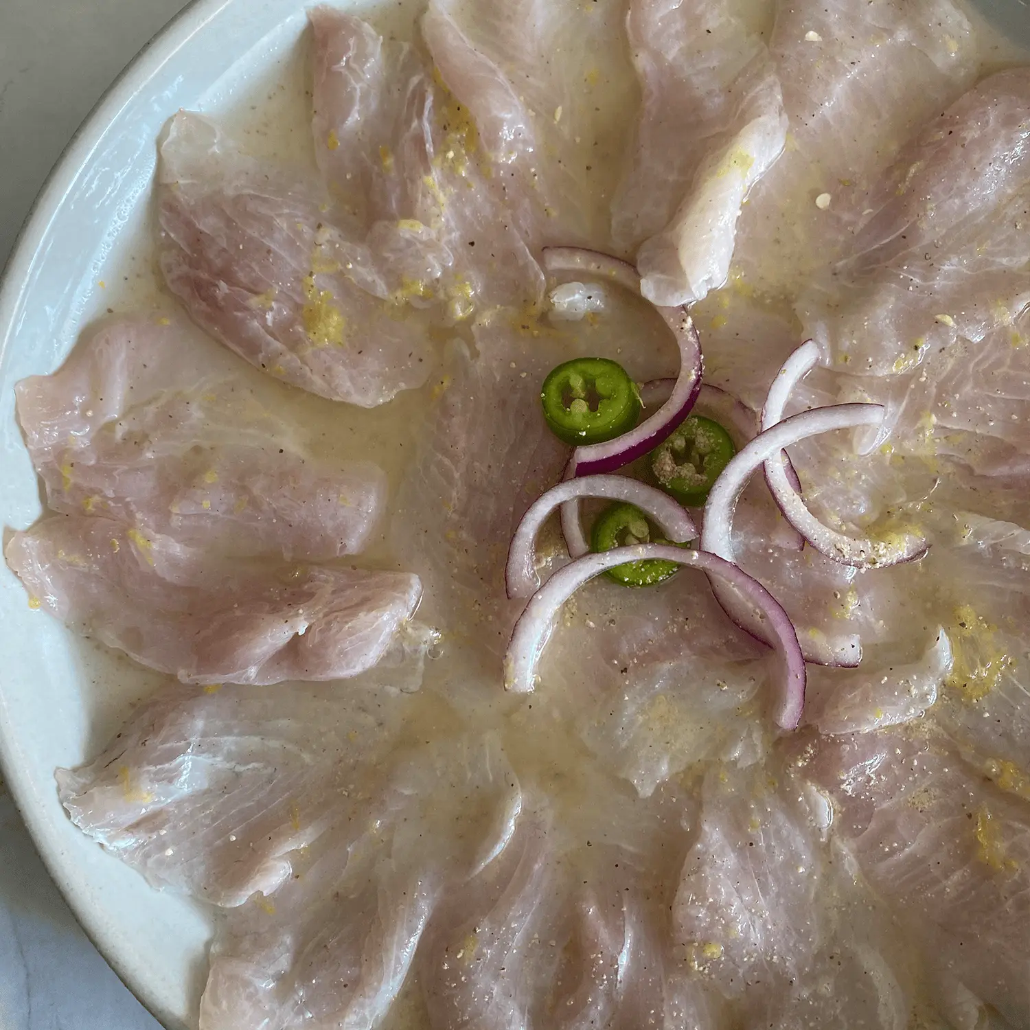 Sashimi de Kampachi